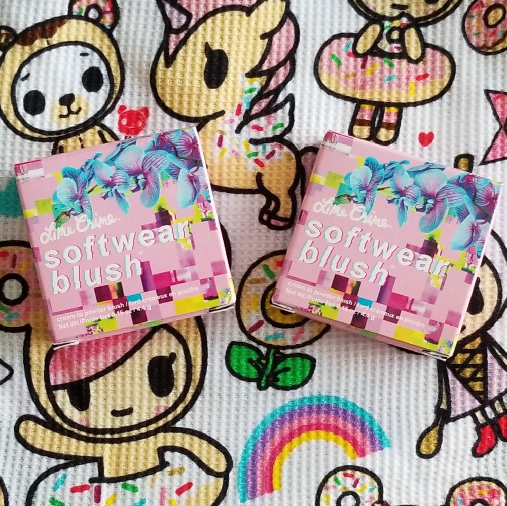 Lime Crime Softwear Blush compacts BNWT